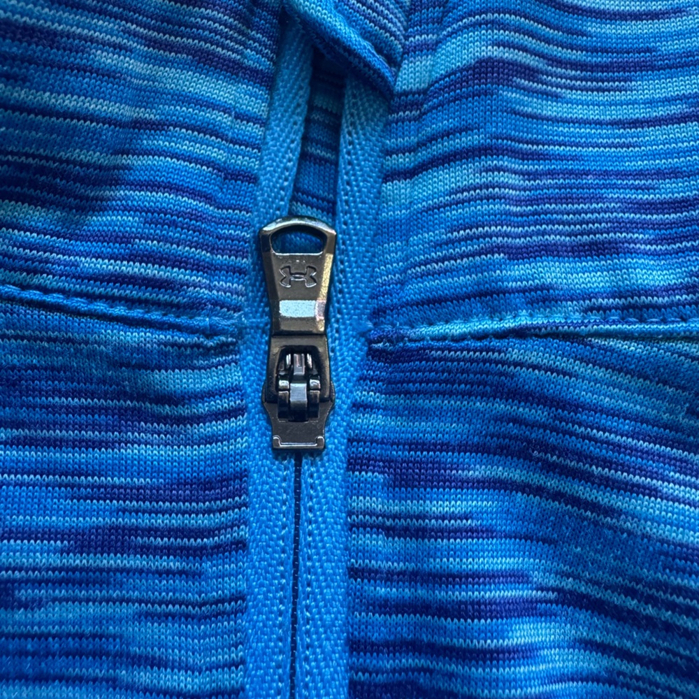 Under Armour Blue Quarter-Zip Pullover - Picture 8 of 10